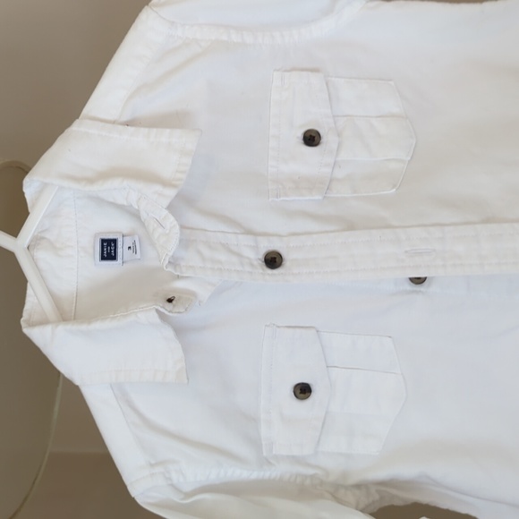 Janie and Jack Toddler Boys White Shirt - Picture 3 of 8